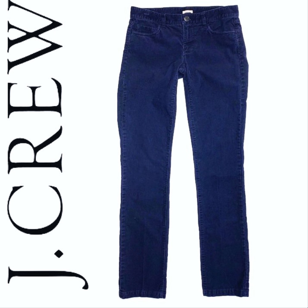 J. Crew Matchstick Corduroy Stretch Pants Sz 25